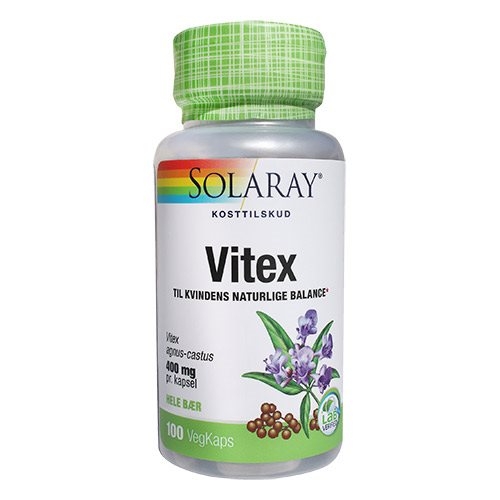 Image of Vitex 400 mg 100 kap fra Solaray